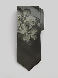 Hibiscus Stripe Tie