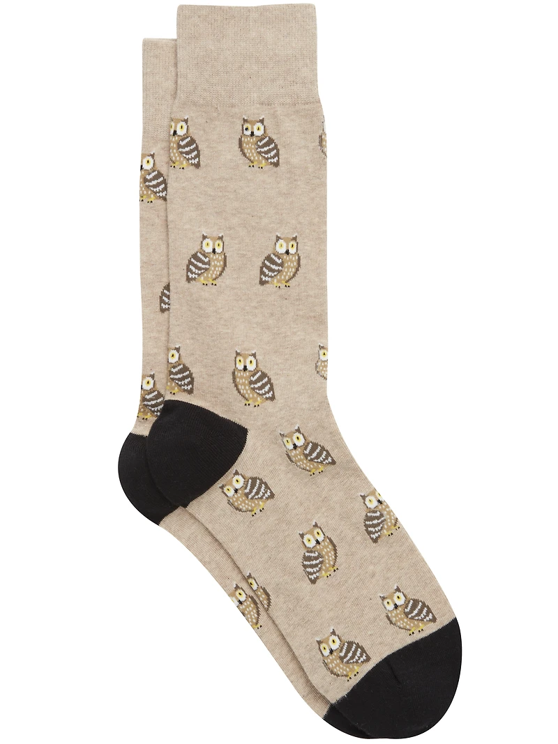Owl Socks, 1-pair