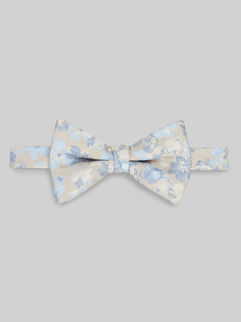 Large Floral Pre-Tied Bow Tie
