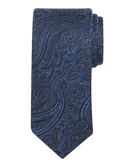 Narrow Sweeping Paisley Tie