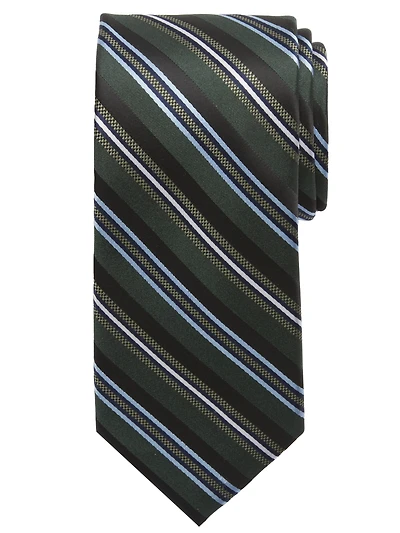 Narrow Satin Stripe Tie