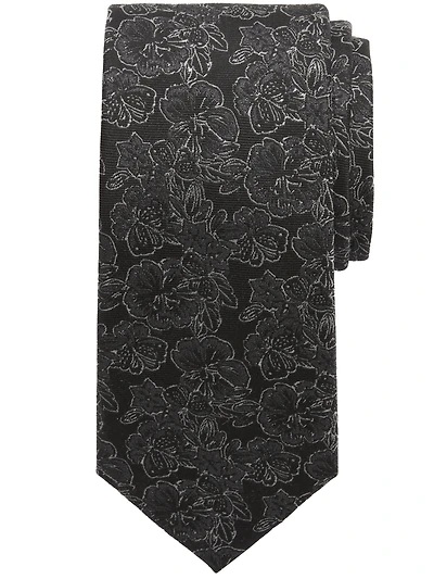 Narrow Hibiscus Tie