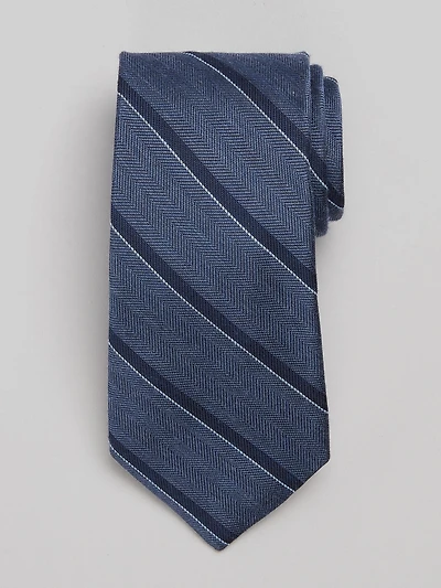 Chevron Stitch Stripe Tie