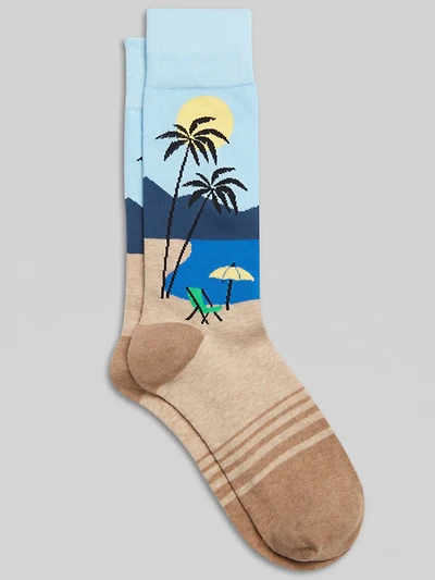Scenic Palm Tree Socks