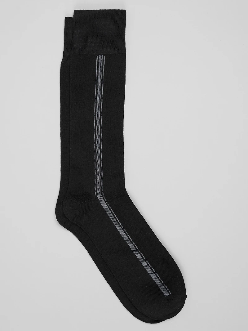 Side Stripe Dress Socks