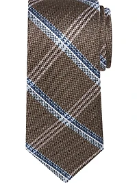 Narrow Chevron Check Tie