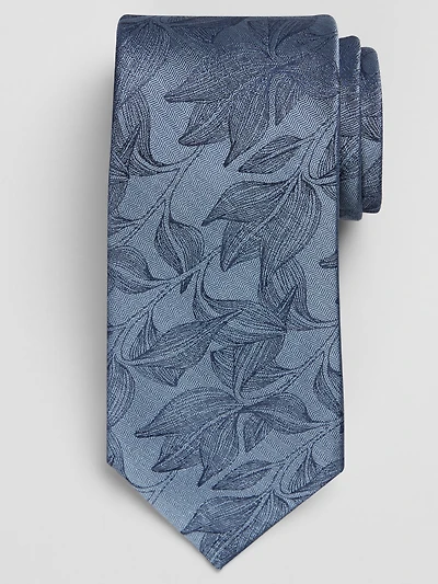 Narrow Tonal Botanical Tie