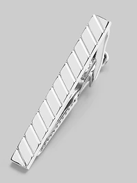 Diagonal Bar Stripe Tie Bar