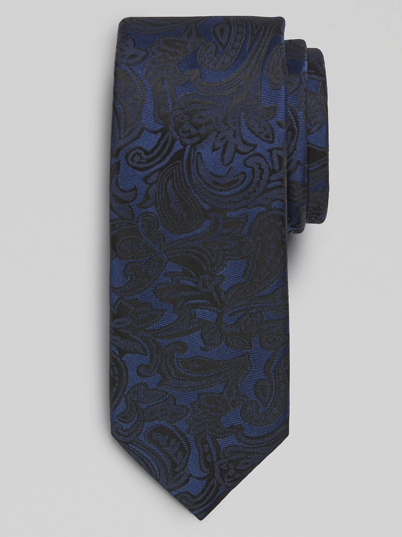 Narrow Vine Paisley Tie