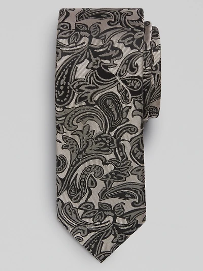 Narrow Vine Paisley Tie
