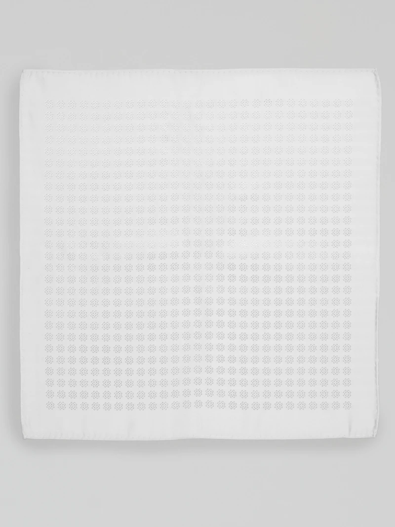 Tonal Medallion Pocket Square
