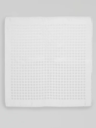 Tonal Medallion Pocket Square