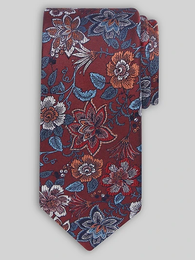 Woodland Floral Tie