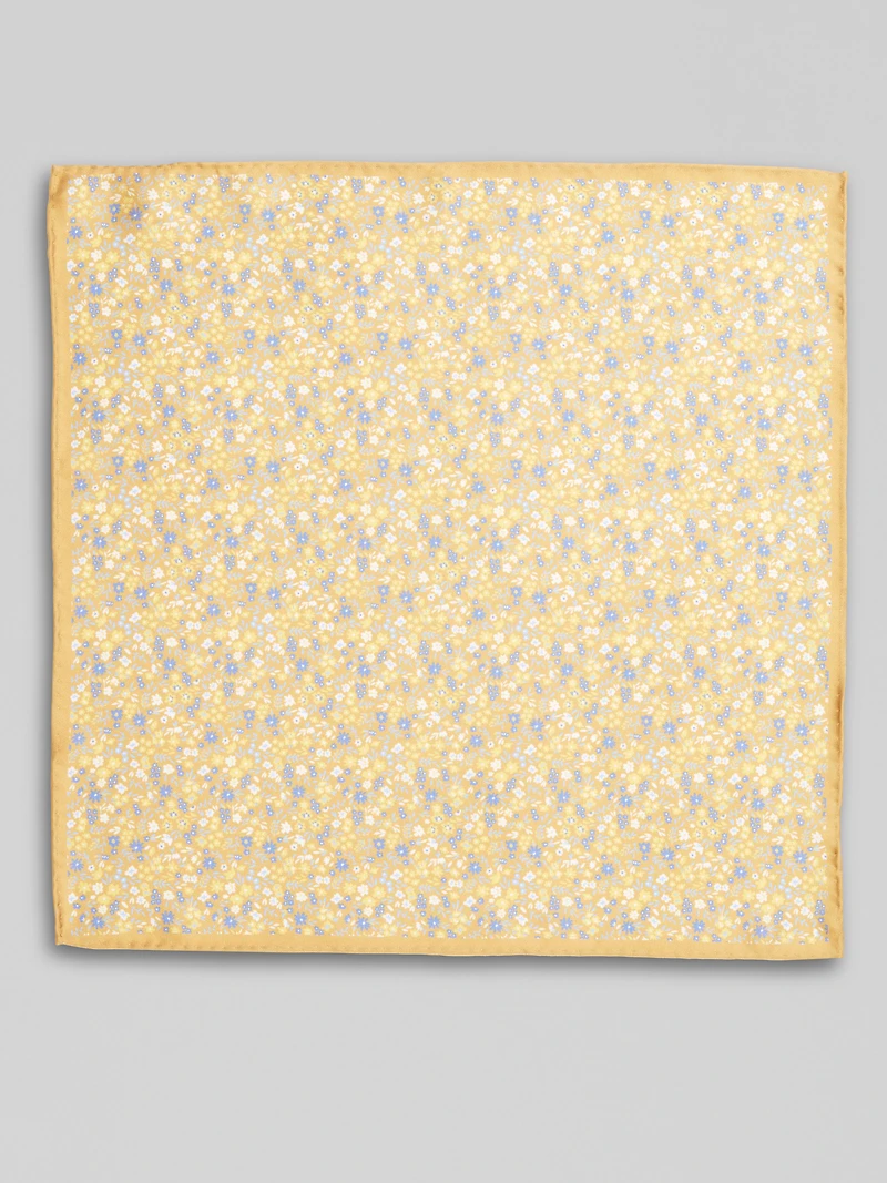 Tossed Floral Pocket Square