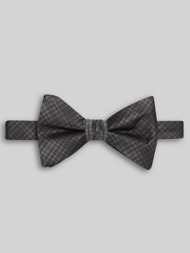 Plaid Pre-Tied Bow Tie