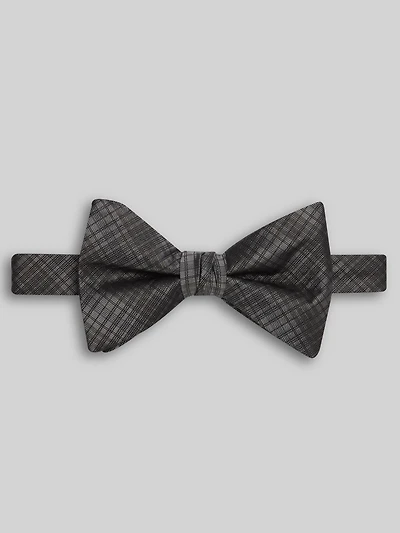 Plaid Pre-Tied Bow Tie