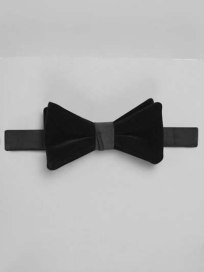 Pre-Tied Velvet Bow Tie