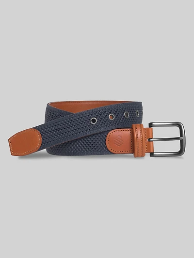 Amherst Engineered Knit & Leather Belt