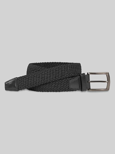Woven Stretch-Knit Belt