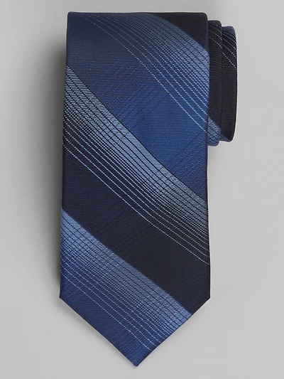Tonal Degrade Plaid Tie