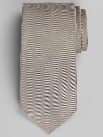Solid Silk Blend Twill Tie