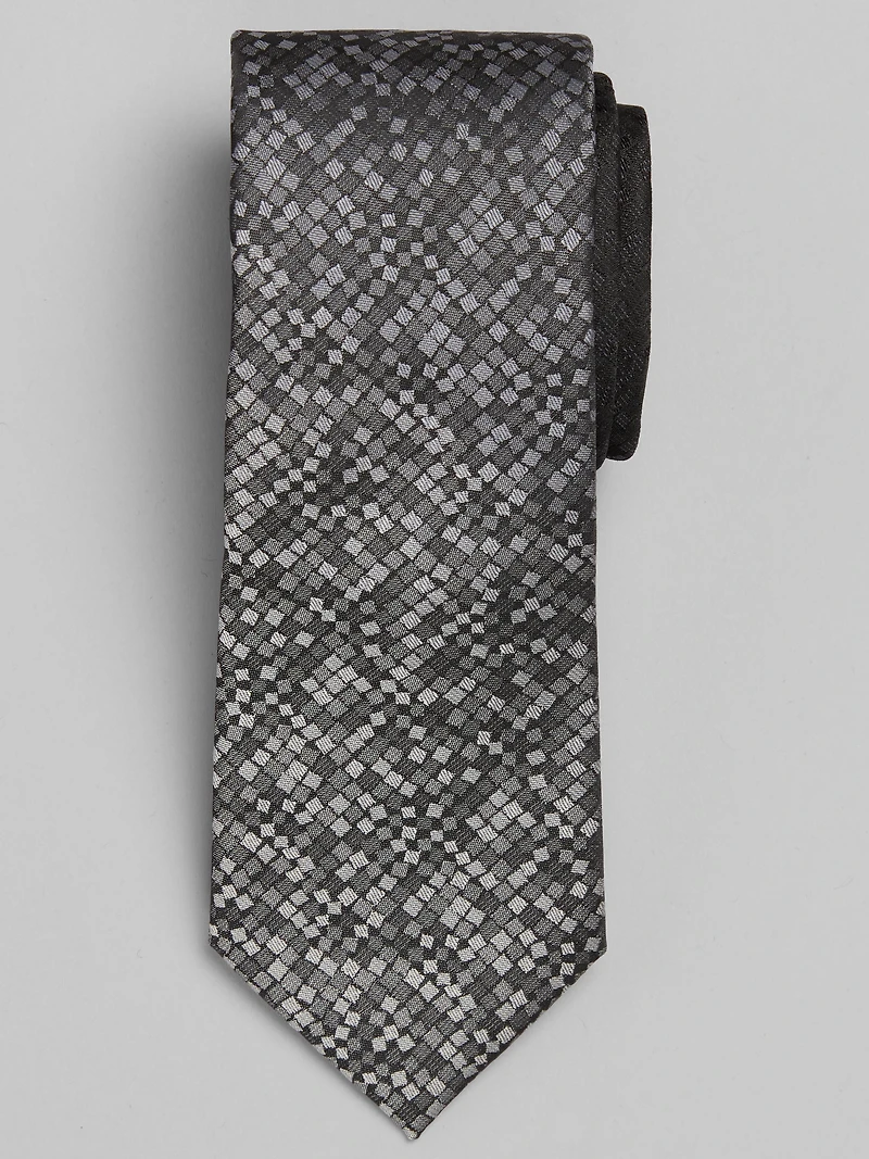 Narrow Tumbling Cubes Tie