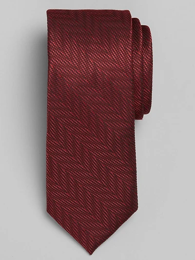 Narrow Modern Chevron Tie