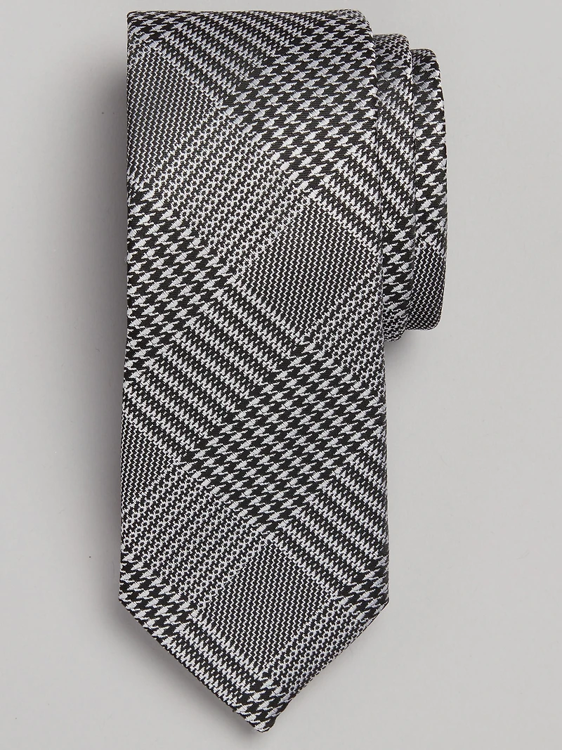 Narrow Houndstooth Sampler Tie