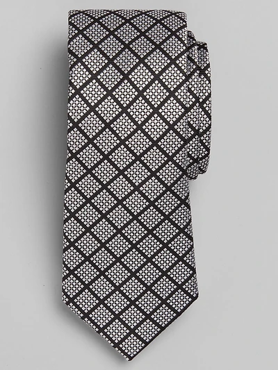 Grid Micro Natte Tie