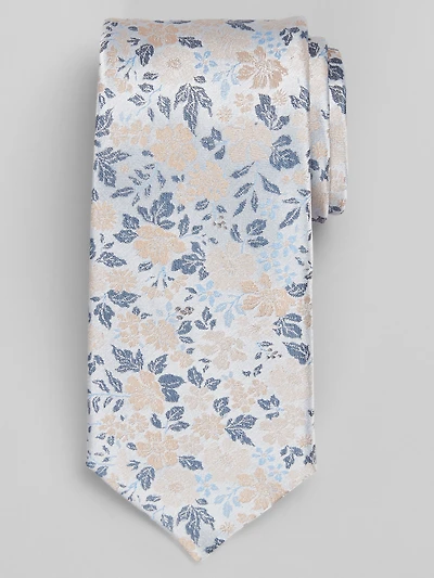Narrow Floral Tie