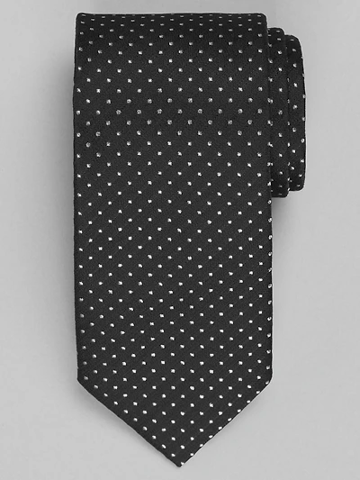 Narrow Metallic Pin Dot Tie
