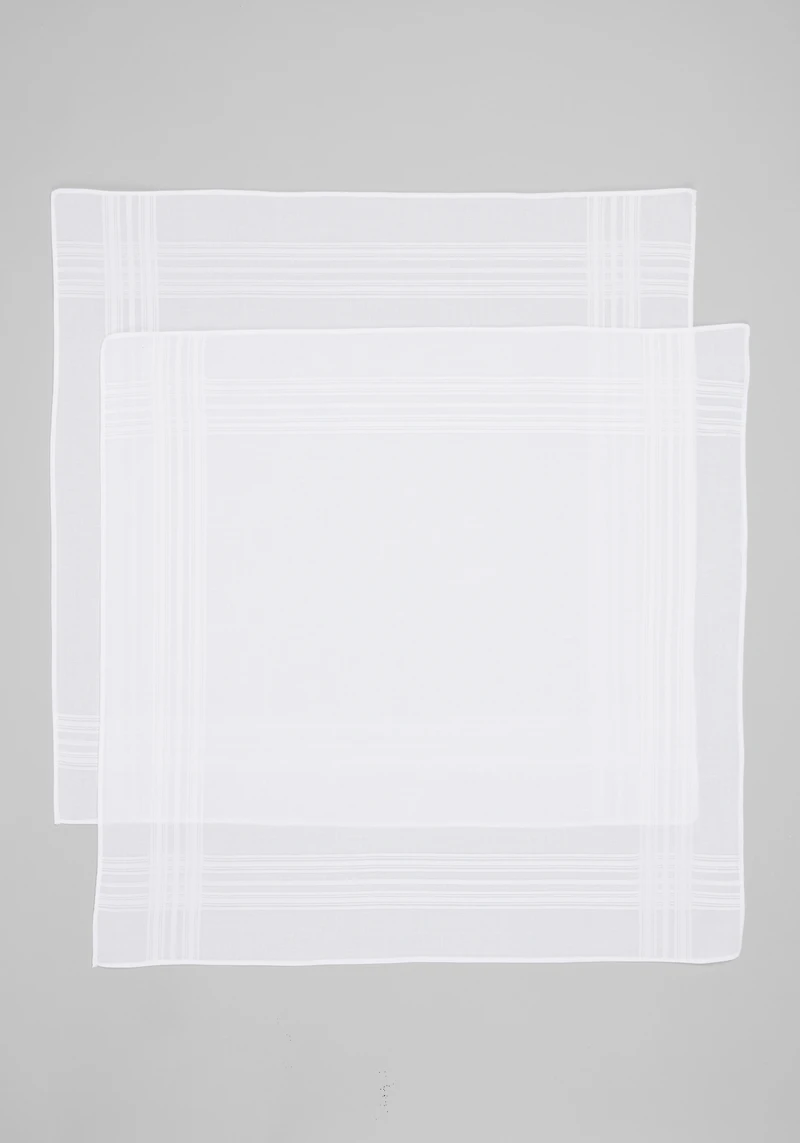 Cotton Handkerchiefs, 2-Pack