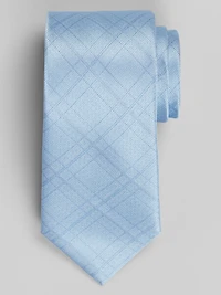 Narrow Plaid Tie