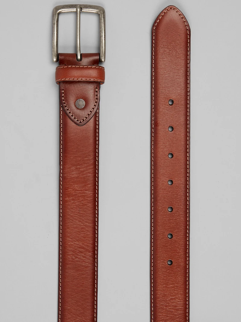 Tab & Rivet Leather Belt