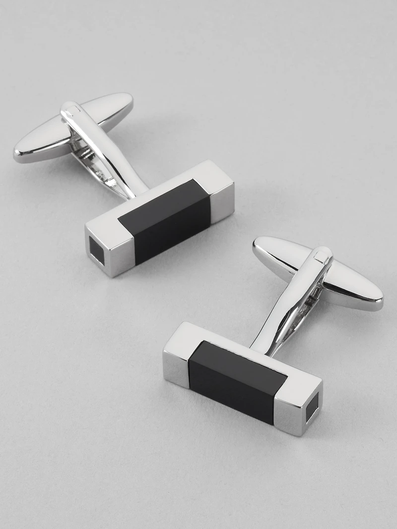 Boxed Onyx Cufflinks