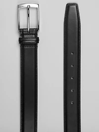 Double Stitched Hair Cell Grain Leather Belt