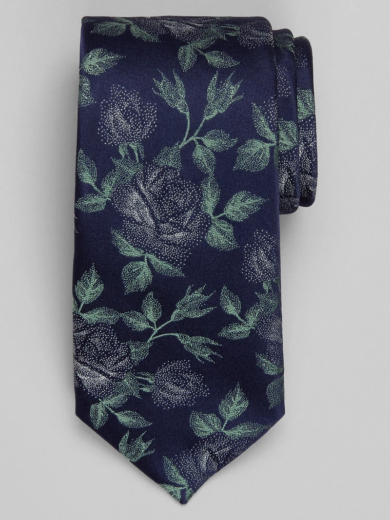 Pin Dot Floral Tie