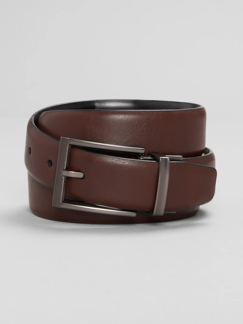 Reversible Smooth Leather Belt