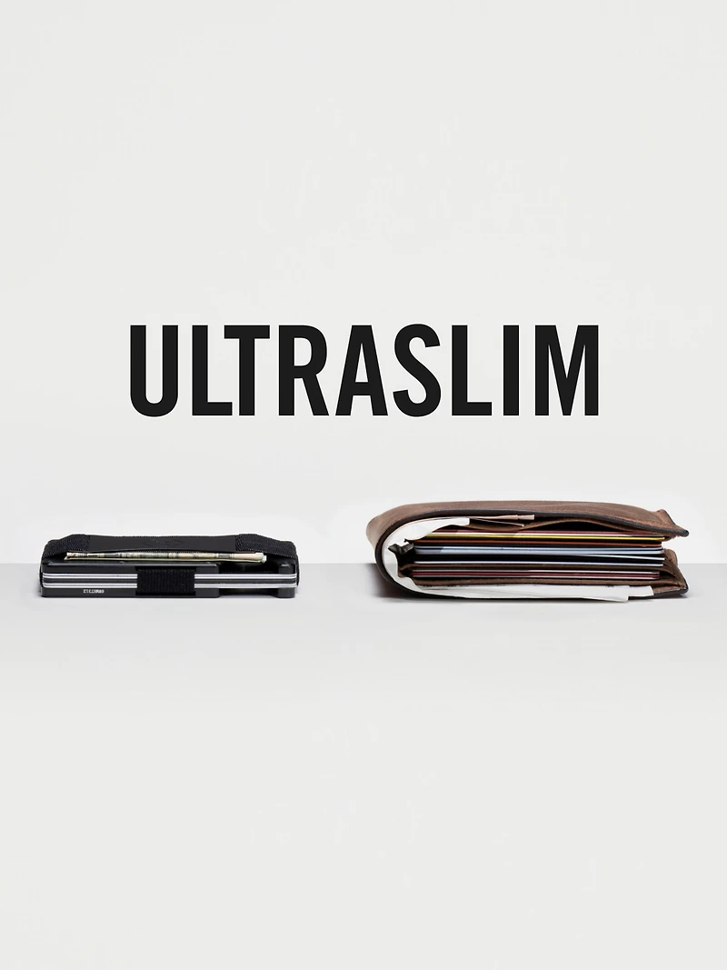 2.0 Carbon Fiber Minimalist Cash Strap Wallet