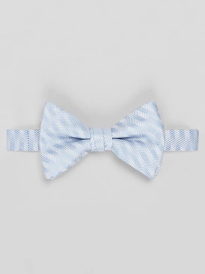 Tonal Houndstooth Pre-Tied Bow Tie