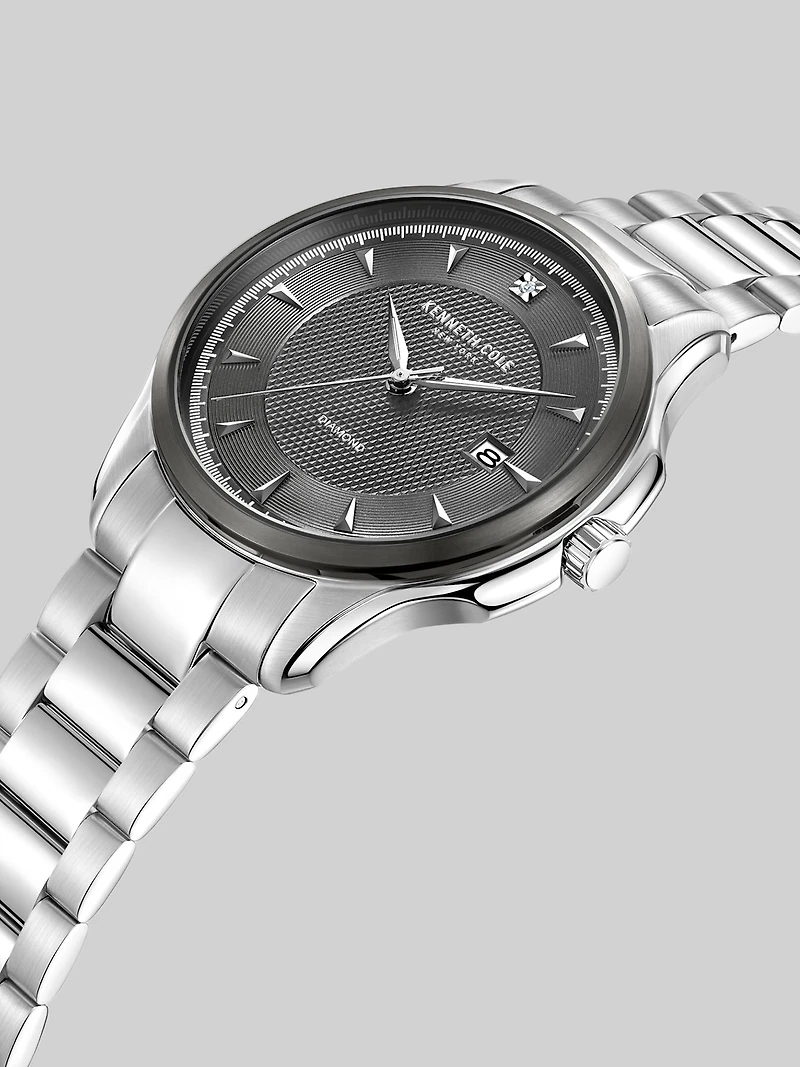 42mm Genuine Diamond Dial Watch
