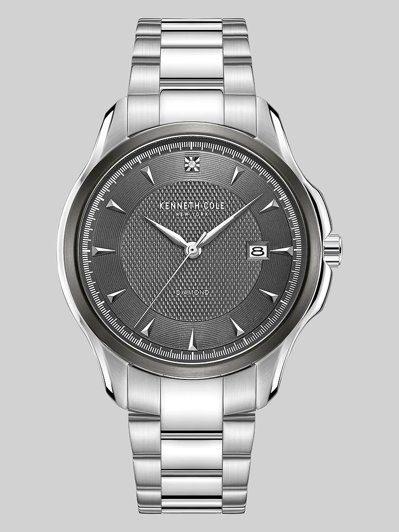 42mm Genuine Diamond Dial Watch