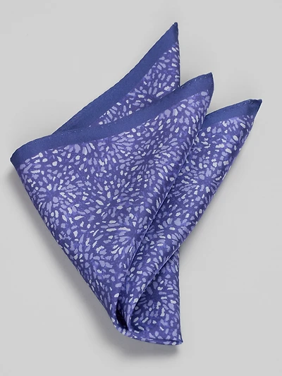 Starburst Abstract Silk Pocket Square