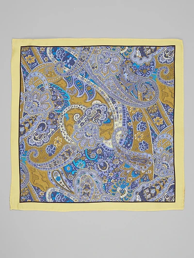 Masterful Paisley Pocket Square