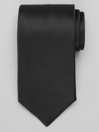 Washable Solid Satin Tie