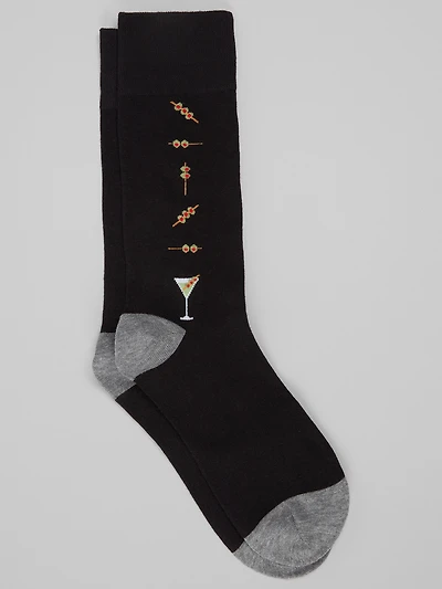Martini Socks, 1-Pair