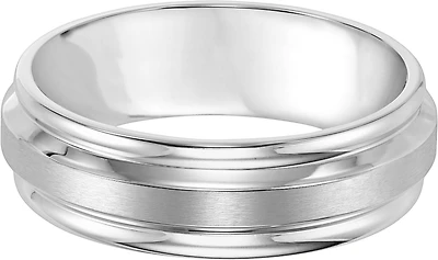 7mm Round Edge Beveled Stainless Steel Band