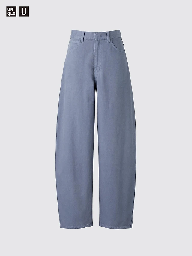 Denim Uniqlo Wide Fit Curved Pants Uniqlo Wide Fit Curved Jeans