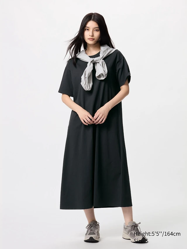 UNIQLO AIRism Cotton T-Shirt Dress (Short Sleeve) | King's Cross