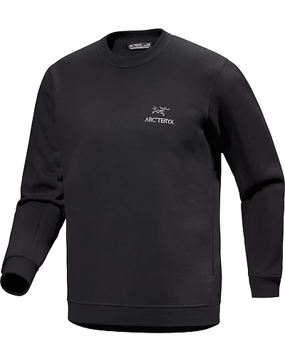 Emblem Fleece Crew Neck Pullover Men's